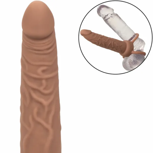 CALEXOTICS - PERFORMANCE MAXX DOBLE PENETRADOR RECARGABLE PIEL MORENO - Imagen 9