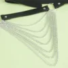 SUBBLIME - CINTURÓN DE CADENAS CUERO NEGRO TALLA ÚNICA - Imagen 6