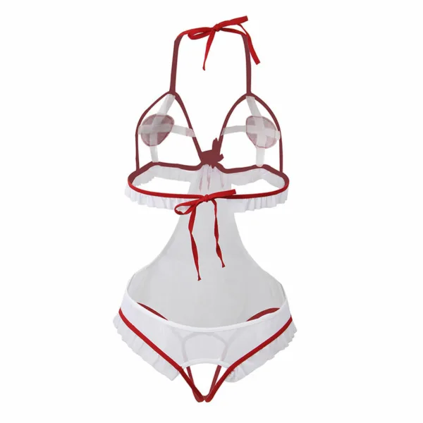 SUBBLIME - DISFRAZ DE ENFERMERA SEXY SIN ENTREPIERNA L/XL - Imagen 5