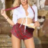 SUBBLIME - DISFRAZ DE COLEGIALA SEXY CON CAMISA L/XL - Imagen 5