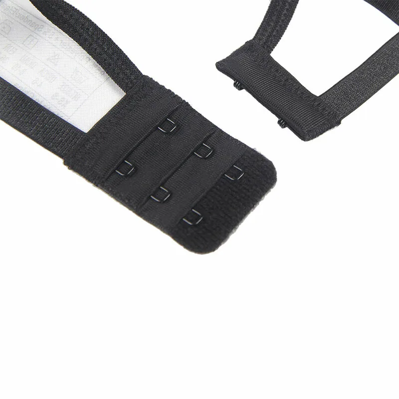 SUBBLIME - SET DE 3 PIEZAS SUJETADOR + TANGA + LIGA ENCAJE NEGRO L/XL - Imagen 7