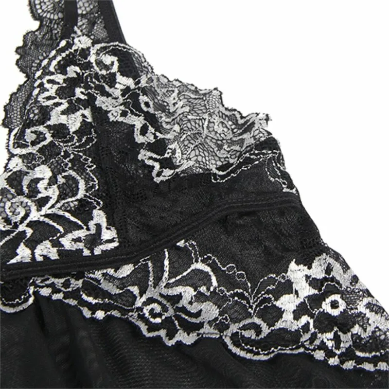 SUBBLIME - BABYDOLL TELA TUL PECHO ENCAJE L/XL - Imagen 10