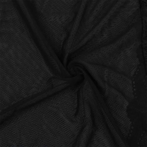 SUBBLIME - BATA TELA TRANSPARENTE DETALLE ENCAJE NEGRO L/XL - Imagen 10