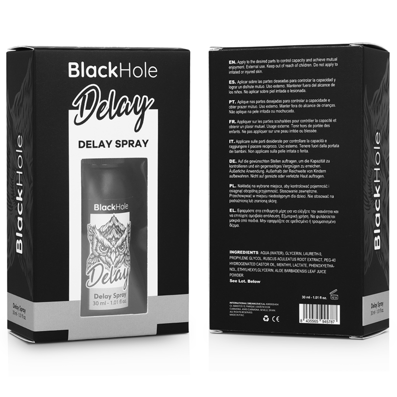 BLACK HOLE - SPRAY RETARDANTE STUDY FORTE 30 ML - Imagen 7