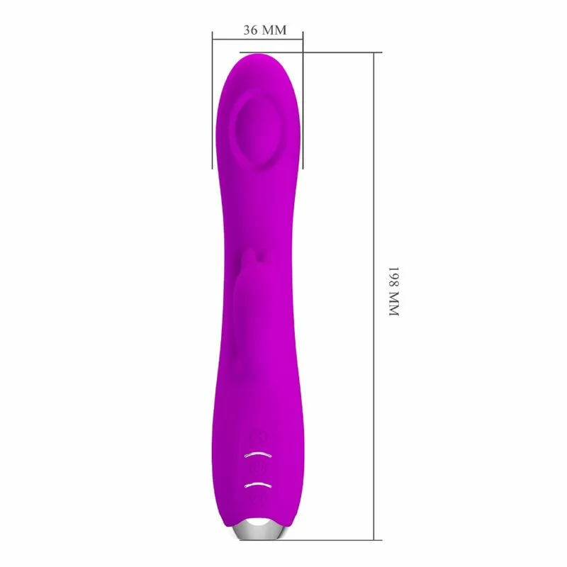 PRETTY LOVE - REGINA VIBRADOR-ONDAS ESTIMULADORAS RECARGABLE MORADO - Imagen 9