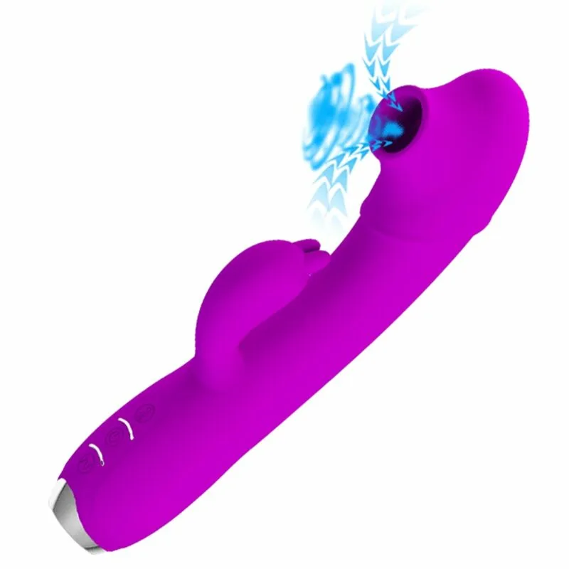 PRETTY LOVE - REGINA VIBRADOR-ONDAS ESTIMULADORAS RECARGABLE MORADO - Imagen 2