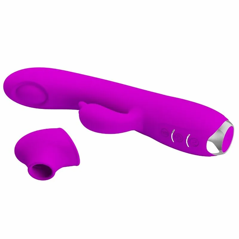 PRETTY LOVE - REGINA VIBRADOR-ONDAS ESTIMULADORAS RECARGABLE MORADO - Imagen 7