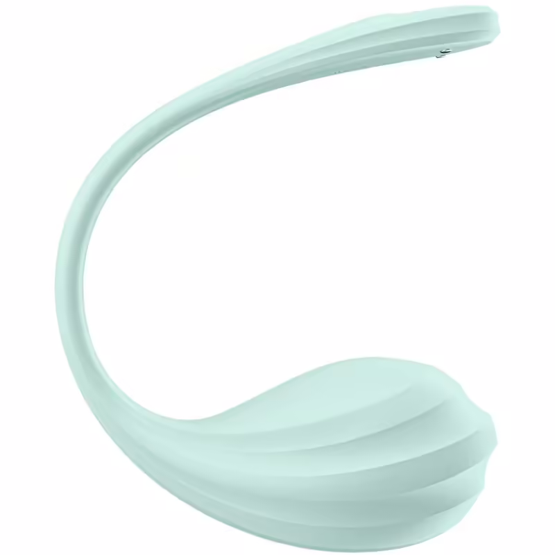 SATISFYER - SMOOTH PETAL ESTIMULADOR PUNTO G VERDE AGUA APP GRATUITA - Imagen 5