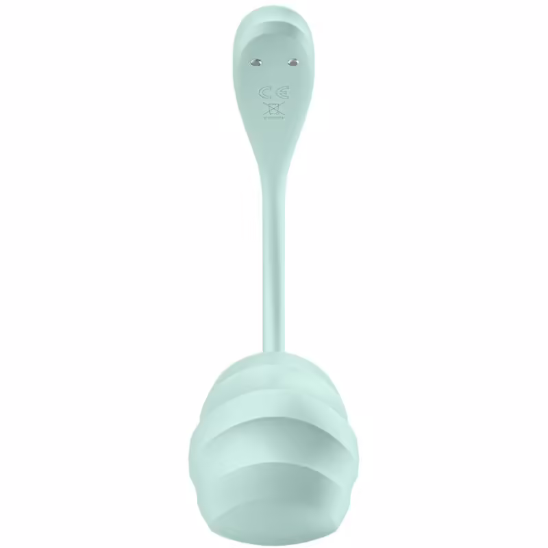 SATISFYER - SMOOTH PETAL ESTIMULADOR PUNTO G VERDE AGUA APP GRATUITA - Imagen 2