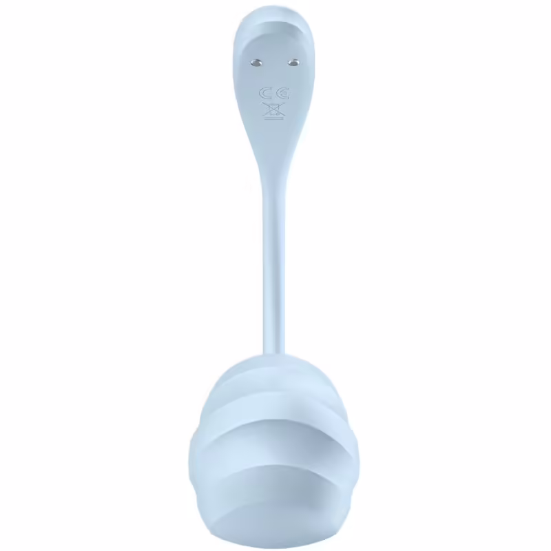 SATISFYER - SMOOTH PETAL ESTIMULADOR PUNTO G CELESTE APP GRATUITA - Imagen 2