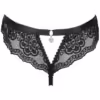 LIVCO CORSETTI FASHION - OKSURIN PANTY CROTCHLESS NEGRO S/M - Imagen 4