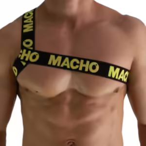 MACHO - ARNÉS ROMANO AMARILLO L/XL