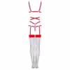 LIVCO CORSETTI FASHION - THIARA LC 20213 SET BODY + MEDIAS ROJA L/XL - Imagen 7