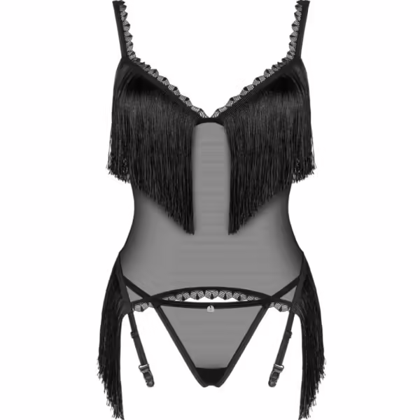 OBSESSIVE - SHERILA CORSET & TANGA M/L - Imagen 5
