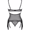 OBSESSIVE - SHERILA CORSET & TANGA XL/XXL - Imagen 6