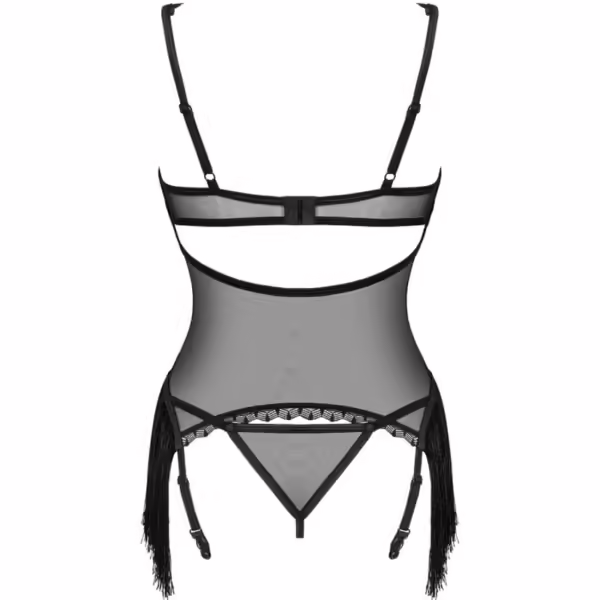 OBSESSIVE - SHERILA CORSET & TANGA XL/XXL - Imagen 6