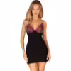 OBSESSIVE - ROSENTY CHEMISE & TANGA XS/S