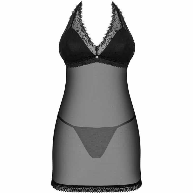 OBSESSIVE - MEDILLA CHEMISE & TANGA XS/S - Imagen 5