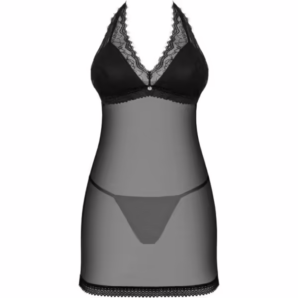 OBSESSIVE - MEDILLA CHEMISE & TANGA XL/XXL - Imagen 5