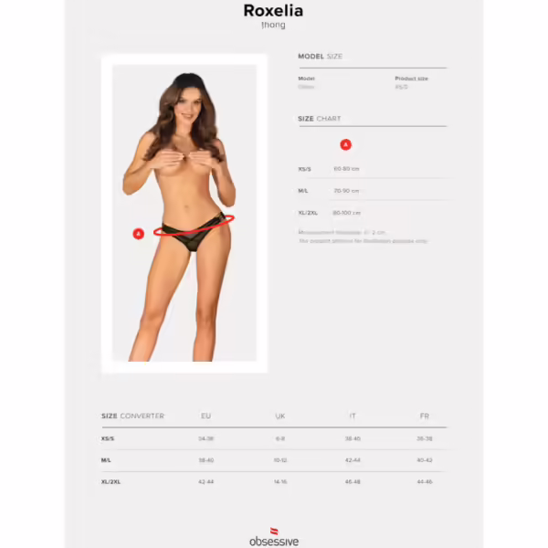 OBSESSIVE - ROXELIA TANGA XS/S - Imagen 9