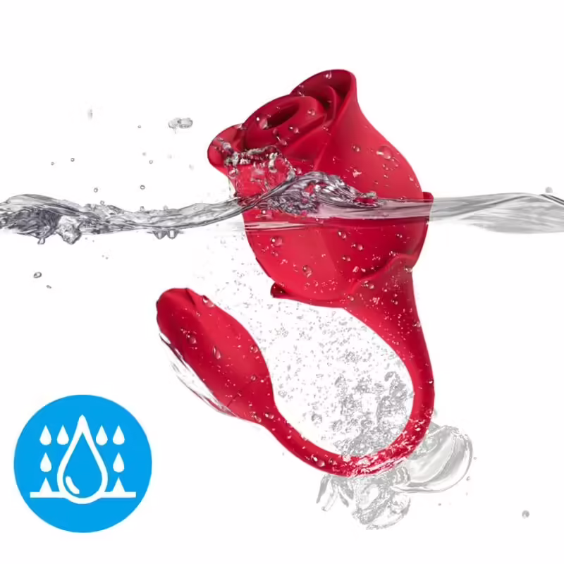 ARMONY - ROSA SUCCIONADOR DE CLÍTORIS & VIBRADOR 10 MODOS ROJO - Imagen 3