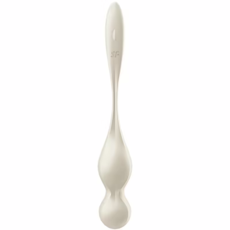 SATISFYER - LOVE BIRDS BOLAS KEGEL VIBRADORAS BLANCO - Imagen 5