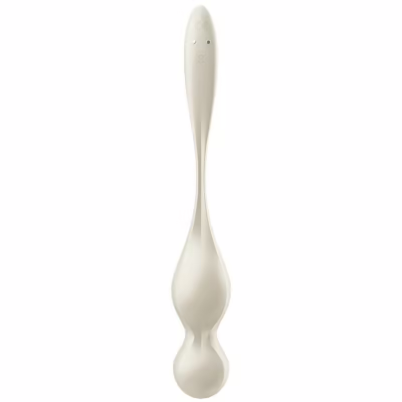 SATISFYER - LOVE BIRDS BOLAS KEGEL VIBRADORAS BLANCO - Imagen 2