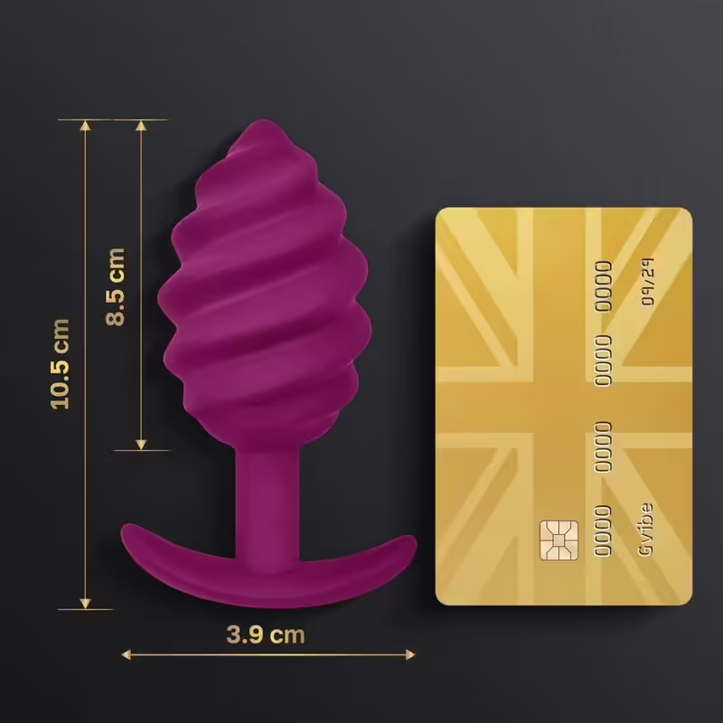 G-VIBE - GPLUG TWIST 2 PLUG ANAL MORADO - Imagen 3