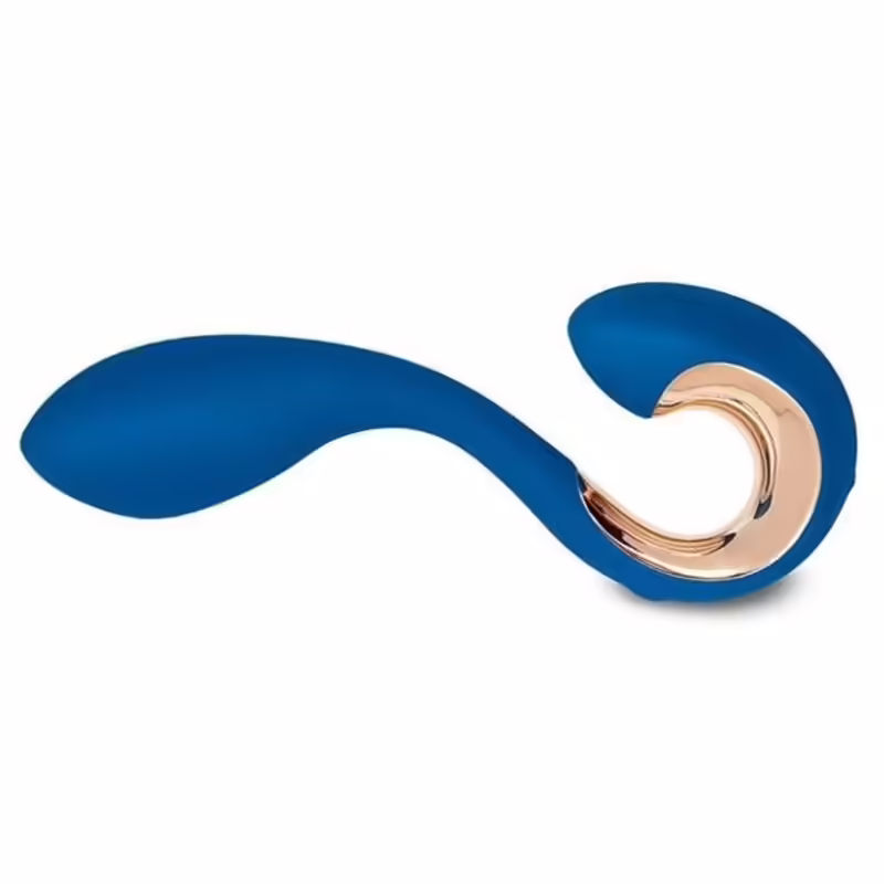 G-VIBE - GPOP 2 VIBRADOR PUNTO G Y P AZUL INDIGO - Imagen 2