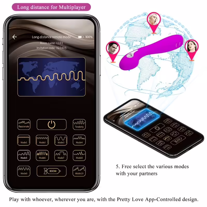 PRETTY LOVE - HECTOR VIBRADOR ELECTROSHOCK APP GRATUITA VIOLETA - Imagen 14