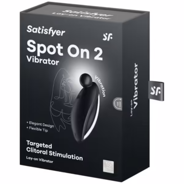 SATISFYER - SPOT ON 2 VIBRADOR LAY-ON NEGRO - Imagen 5