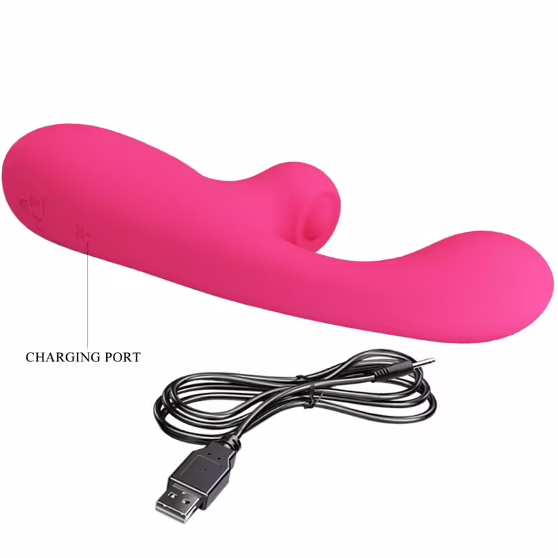 PRETTY LOVE - SKYLAR VIBRADOR ESTIMULADOR ROSA - Imagen 9