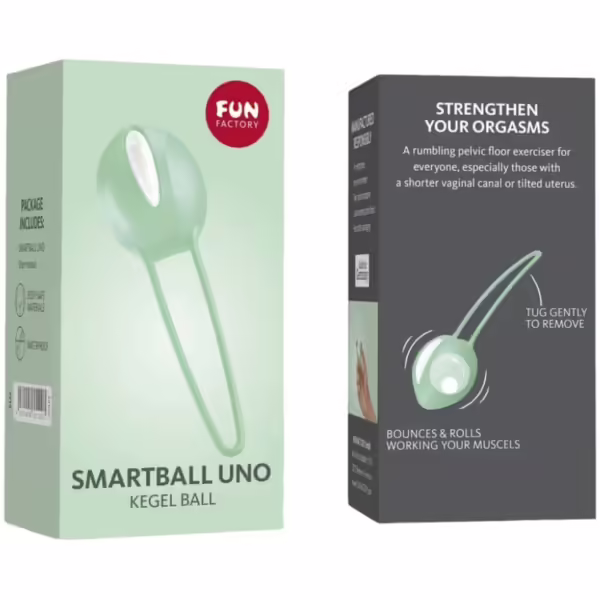 FUN FACTORY - SMARTBALL UNO BOLA PELVICA BLANCO / VERDE PISTACHO - Imagen 4