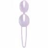 FUN FACTORY - SMARTBALLS DUO BOLAS PELVICAS BLANCO / LILA PASTEL - Imagen 2
