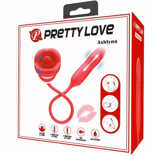 PRETTY LOVE - ASHLYNN MASTURBADOR BOCA ROJO - Imagen 6