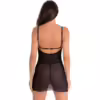 LIVCO CORSETTI FASHION - KROLINA LC 90734 CHEMISE + TANGA NEGRO S/M - Imagen 2