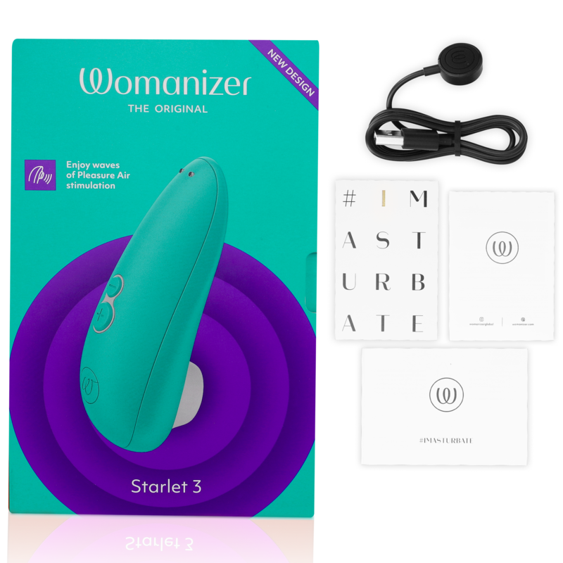 WOMANIZER - STARLET 3 ESTIMULADOR CLÍTORIS TURQUESA - Imagen 6