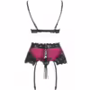 LIVCO CORSETTI FASHION - NAHIR LC 20214 SUJETADOR + PANTY + LIGUERO S/M - Imagen 3