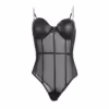 SUBBLIME - BODY TIRANTAS CADENA NEGRO S/M - Imagen 5