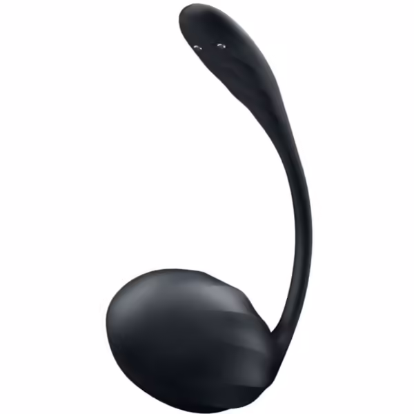 SATISFYER - RIBBED PETAL ESTIMULADOR PUNTO G CONTROL REMOTO NEGRO APP GRATUITA - Imagen 2
