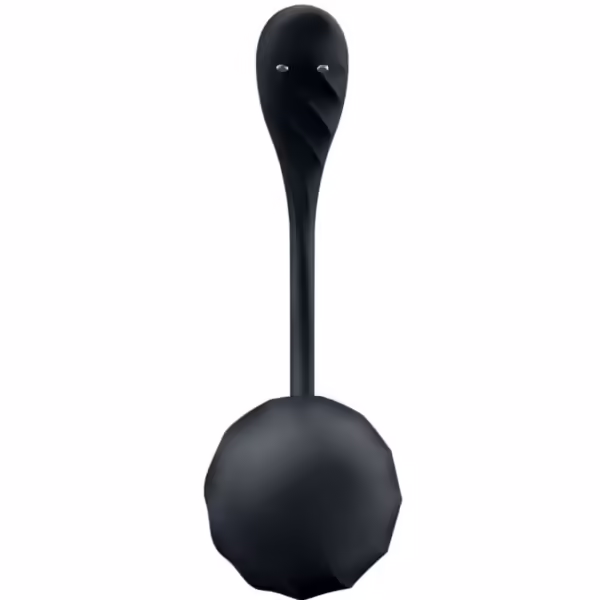 SATISFYER - RIBBED PETAL ESTIMULADOR PUNTO G CONTROL REMOTO NEGRO APP GRATUITA - Imagen 5