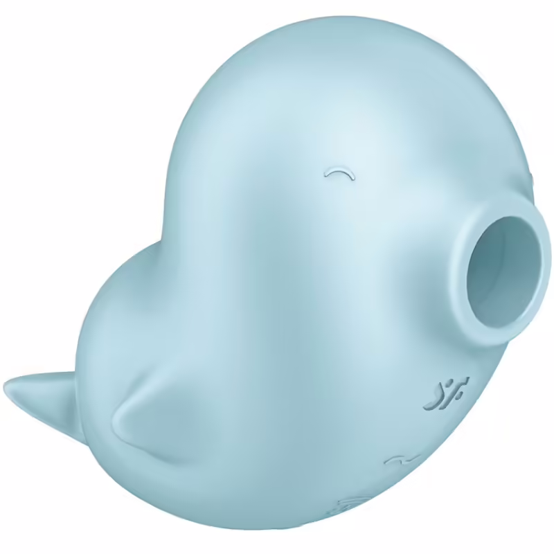 SATISFYER - SASSY SEAL ESTIMULADOR & VIBRADOR AZUL - Imagen 5