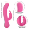 CALEXOTICS - FIRST TIME VIBRADOR RABBIT RECARGABLE ROSA - Imagen 7