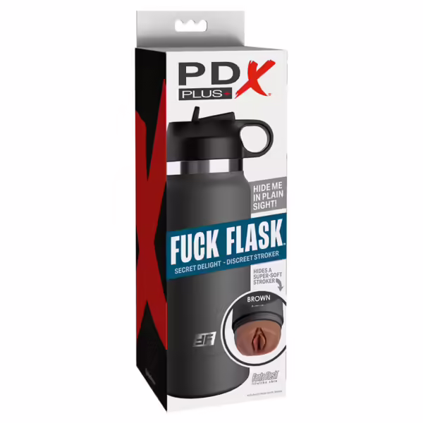 PDX PLUS - FUCK FLASK ESTIMULADOR VAGINA DISCRETO MULATO MODELO 2 - Imagen 6