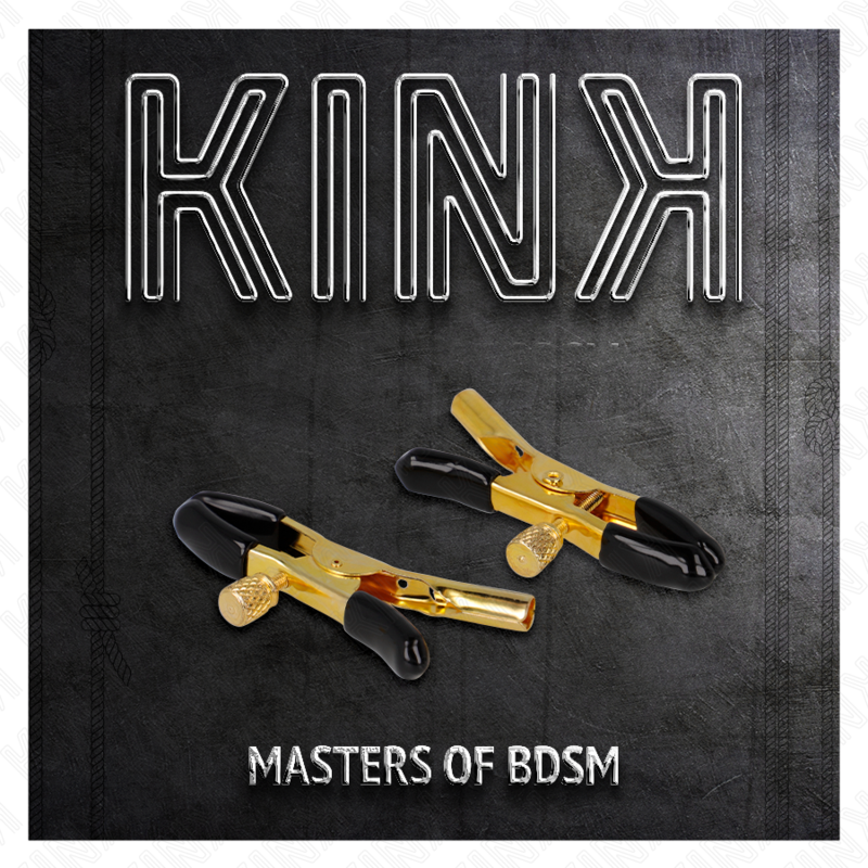 KINK - PINZAS PARA PEZONES DORADO 6 CM - Imagen 5