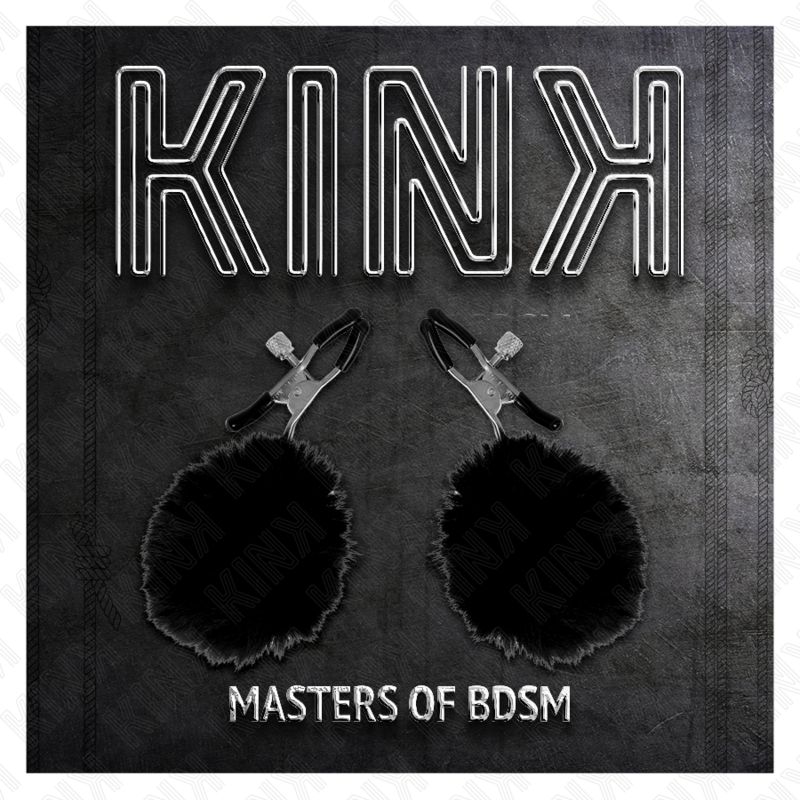 KINK - PINZAS PARA PEZONES CON POMPÓN NEGRO 6 CM - Imagen 5