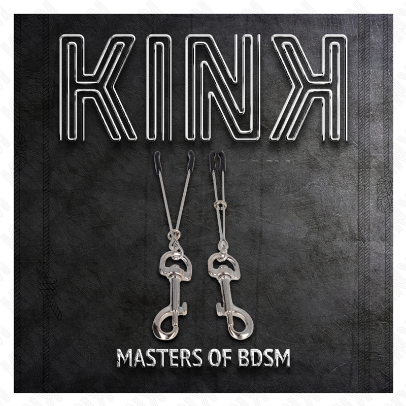 KINK - PINZAS PARA PEZONES FINA CON GANCHO PLATEADO 7 CM - Imagen 5