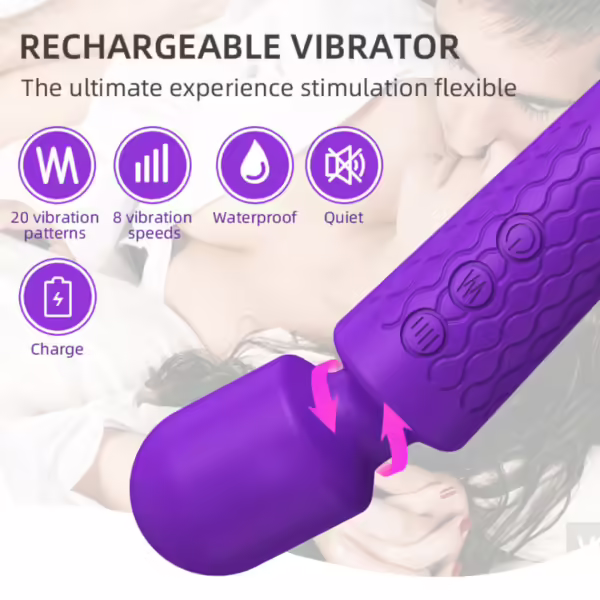 ARMONY - MASAJEADOR & VIBRADOR VIOLETA - Imagen 2