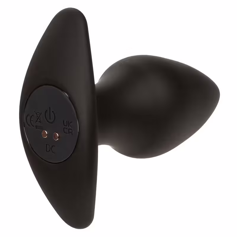 CALEXOTICS - ROCK BOTTOM PERFECT PLUG ANAL 10 VIBRACIONES SILICONA NEGRO - Imagen 4