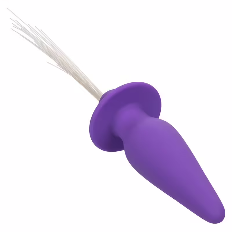 CALEXOTICS - SOUTHERN LIGHTS LIGHT UP PLUG ANAL CON LUCES 10 VIBRACIONES SILICONA VIOLETA - Imagen 3